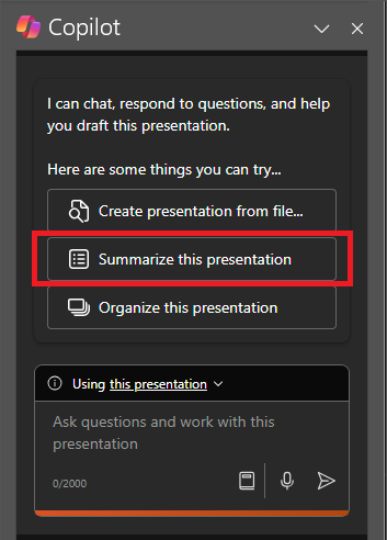 ứng dụng của Copilot trong PowerPoint